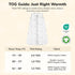 1.0 18-24 1-Pack Baby Sleep Sack TOG, Organic Cotton Baby Wearable Blanket with Two-Way Zipper, Swaddle Transition Baby