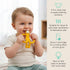 3 4 Inches, Matchstick Monkey Silicone Teether & Gel Applicator Silicone Baby Teether, Easy-to-Grip, BPA-Free, Supports