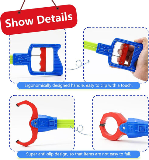 Chazcool Claw Grabber Toy, Children Intelligence Grabber Toys Hand Claw Grabber Kids Grabbing Pick Up Toys