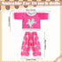 Fourluoo 6 Sets 18 Inch Baby Dolls Clothes Reborn Baby Doll Outfit Accessories Jumpsuits with Hats for Party Game Gifts