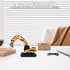 BRRRRT 1/64 3+ Full Proportion Remote Control Excavator,Remote Control Construction Vehicles with Metal Shovel,Type-C