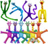WUCLUD 24PC Telescopic Suction Cup Kids' Giraffe Toy Sensory Pieces, Toddler Travel &
