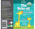5 Oz US Organic Baby Oil with Calendula, Jojoba, and Olive Oil with Vitamin E, USDA Certified Organic, No Alcohol