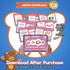 Set 2-in-1 12 12 Jumbo Beads & Bolts Game - Fine Motor Matching Educational Stringing & Twisting Toys for Toddlers
