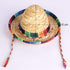 BTYMS 8 Pieces Mini Sombrero Party Hats - Fiesta Party Decorations for Table, Dolls, Dogs, 5.9 Inch