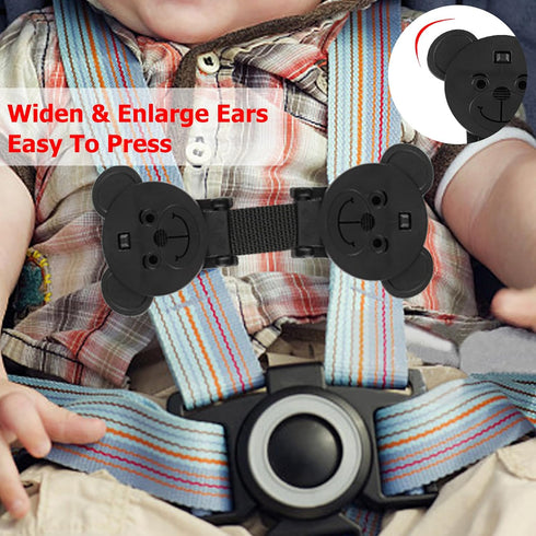 Reins(2 Pack, Anti Escape Strap Lock Baby Harness Chest Clip, Baby Safety Strap Prevent Children/Kids Taking Their Arms