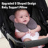 KAKIBLIN Baby Travel Pillow, Upgraded Baby Neck Pillow for Car Seat, Head Support Pillow for Car Seat, Stroller