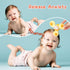 Suction Cup Toy for Baby - 3 Pcs Spinning Toy Early Education Bathtub Toy, Sea Animals Design with Suction Cups
