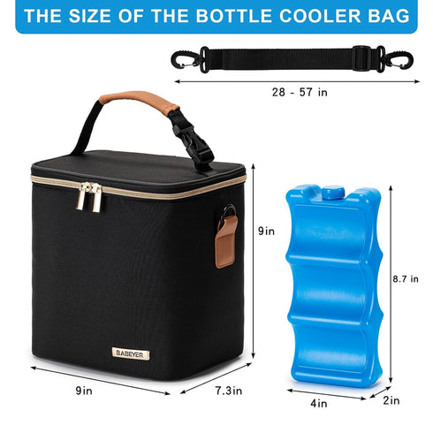Waterproof Breastmilk Cooler Bag - Reliable Storage for Pump Parts