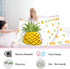 Pineapple Baby Monthly Milestone Blanket, 48x40in Cool Summer Fruits Blanket for Newborn Mom Gifts Baby Shower