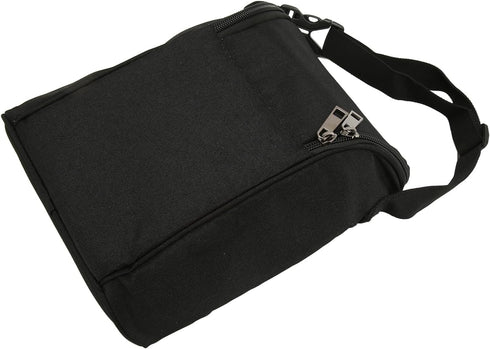 Insulated Leakproof Baby Bottle Bag with Detachable Hook - Black