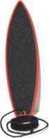 Finger Surfboard - Red Shred Mini Finger Board Surf Toy for Kids & Skaters, Hand Surfboard with Grip Tape & Leash