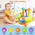 Kids Drum Set for Toddlers 1-3, Musical Baby Toys for 1 Year Old Boy, Learning Toys with Microphone and Light