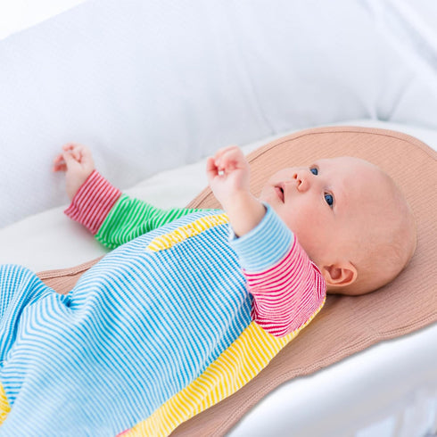 Hahafelt 3 Pcs Changing Pad Liners Fits in Peanut Shape Changing Pad Waterproof Diaper Mats Organic Cotton Peanut Mats