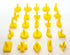 Perfection Board Game, Complete Set of 25 Replacement Pieces, Parts, Shapes, and Pegs