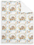 SqtmuHLuo 60x80inch Safari Jungle African Animal Baby Blanket Boy Girl Gift Neutral Elephant Giraffe Zebra Soft Flannel