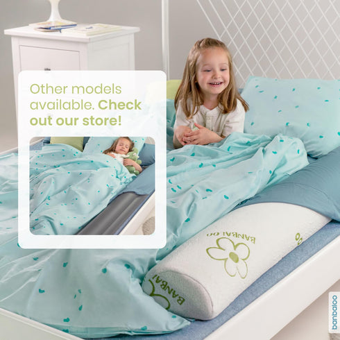 Setup BANBALOO | Bed Bumper for Toddlers - Premium Model | XL Bed Barrier with Mattress Cover | Toddler Bed Bumper |
