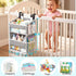 2-Tier Ofiray-home Hanging Diaper Organizer for Changing Table,Cribs,Car,Playard or Wall & Nursery Organization-Durable