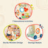 B. toys Little Learning Steps, Wooden Activity Walker, 7 Educational Activities, Learning & Walking Toy for Toddlers