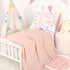 4 Set, Sets GFU Piece Toddler Bedding Ultra Soft and Breathable Toddler Comforter for Girls Includes Quilted Comforter
