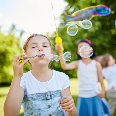 QZCPGP Favors,24Pcs Construction Party Construction Bubble Wands for Kids Birthday Party Supplies,Baby Shower Prizes