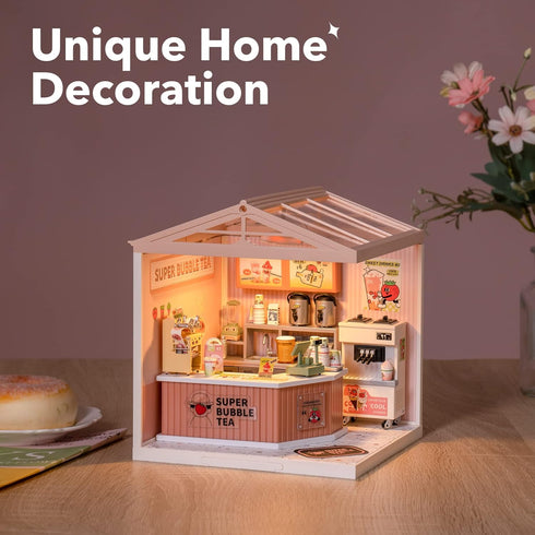 Super Creator Mini Blocks Model Building Set - Miniature Plastic House Kit for Teens 8-12, DIY Crafts for Adults