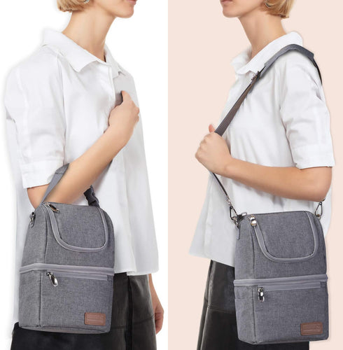 Momcozy Insulated Baby Bottle Bag, Multi-Function Breastmilk Cooler Bag, Fit as Wine Carrier or for Milk Bottles Like