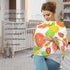 Schgap Cute Fruits Car Seat Covers Canopy for Baby, Nursing Cover Breastfeeding Baby Carrier Covers Carseat Canopy