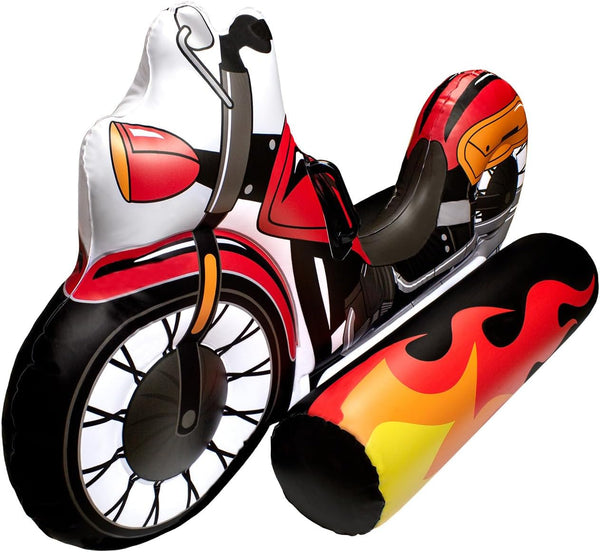 Poolmaster Inflatable Swimming Pool Float Rider Pool Toy for Kids, Motorcycle