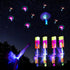 60pcs LED Arrow Helicopter Flying Toy, Elastic Slingshot Flying Copters for Kids Summer Day Party Favors