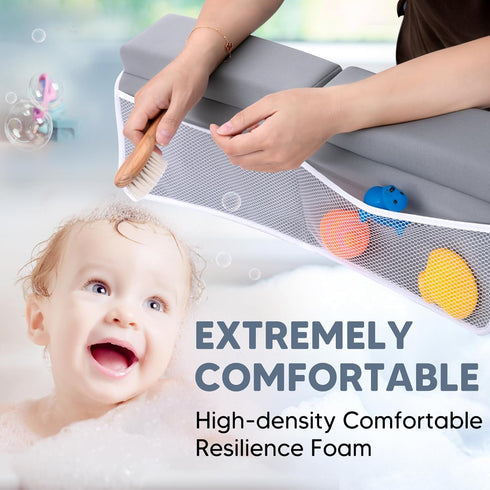 Shaju Elbow Set Bath Kneeler and Rest Pad for Baby Bathing Parents to Relieve Your Knee Pain. Baby Bath Kneeler