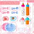 15 Set,Doll Set Package,Pretend Pcs Baby Doll Accessories Magic Bottle Feeding with Play Feeding Toys