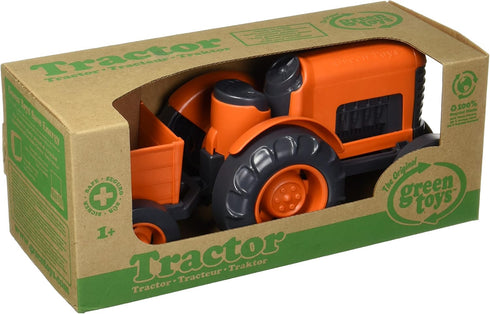 Orange CB Tractor Toy - Green Toys