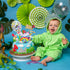 MOVINPE Happy Birthday Cake Topper, Rainbow Cloud Decoration with Confetti Balloons for Kids