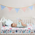 3 Pack 28x52 Inches PHF Soft Mermaid Crib Sheets Fitted, Silky Comfy Breathable Baby Sheets for Boys Girls Neutral