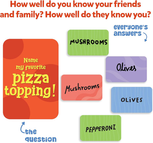 8, 9, 10 2025 Skillmatics Card Game Who Knows You Best? Hilarious Family Party Game for Kids, Boys, Girls, Teens