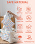 babygoal Wet Dry Bags for Baby Cloth Diapers, Washable Travel Bags, Beach, Pool, Gym Bag with Two Zippered Pockets 3