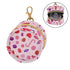 Valentines Candy Round Pacifier Storage Case with Zipper, Portable Pacifier Case for Travel, Diaper Bag & Purse
