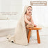 100% 32x32Inch, Baby Bath Towels, Muslin Cotton Hooded Baby Towels for Newborn, Baby Towels with Hood for Infant