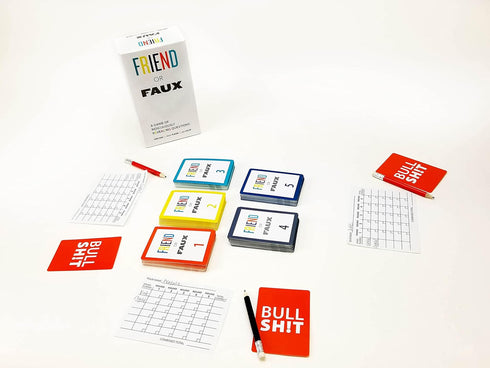 Games Adults Play Friend or Faux: A Game of Ridiculously Revealing Questions