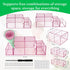 4 NANYEZH Acrylic Diaper Caddy, Baby Wipes Organizer for Changing Table, Dresser Top Tabletop Organizer with Detachable