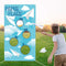 TICIAGA Paper Plane Toss Game Banner, Throwing Target Banner for Glider Airplane,