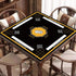 Nine-Marsh 31.5''x31.5'', Mahjong Mat for Table Non-Slip Mahjong Cloth Cover with Game Rules, Mahjong Tablecloth