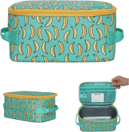 Huhu Insulated Cooler Bag - Water-Resistant Lunch & Baby Bottle Cooler -
