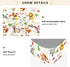 miaozhen 1 Pack 52x28 Cotton Baby Crib Sheets Comfy Breathable Watercolor Animal Lion Fox Toddler Mattress Sheet