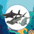 Axbotoy 10 Pack Toys,8" Set,Floating Shark Soft and Stretchy Realistic Shark Toy Bathtub Toys and Birthday Party Favors