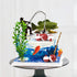 KDPATFAV 14 Pieces Fisherman Themed Decoration Gone Fishing Cake Topper for Retirement Party Supplies