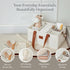 Momy & Me Diaper Caddy Organizer with Handle Portable Baby Organizer and Storage Caddy for Nursery, Car, and Home |