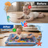 Piszvbej Tummy Tummy Time Water Mat for Babies, Inflatable Time Water Play Mat, with Bright and Colorful Patterns