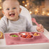 Set ROCCED Suction Plates for Baby Placemat Spoon Fork for Toddlers, Silicone Baby Plates with Suction Baby Dishes